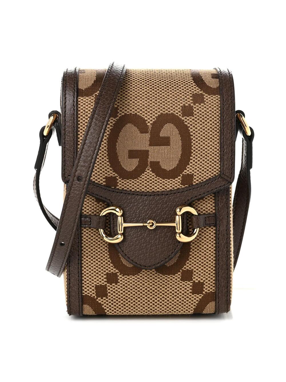 Gucci Jumbo Gg Textured Dollar Calfskin #348605G11B